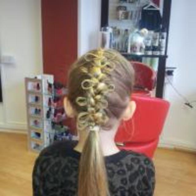 French plait bow