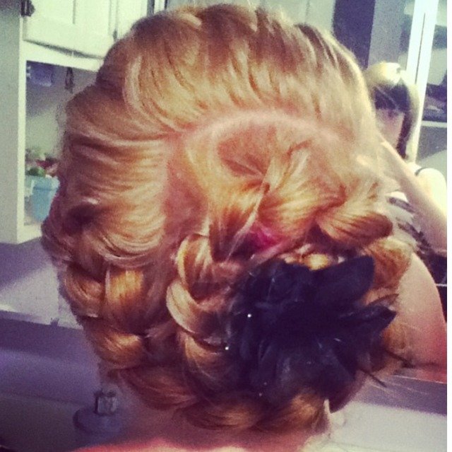 French swirl braid