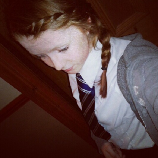 French twist into side braid
