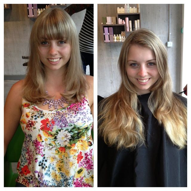 Fringes. Fresh Fall Blonde. 