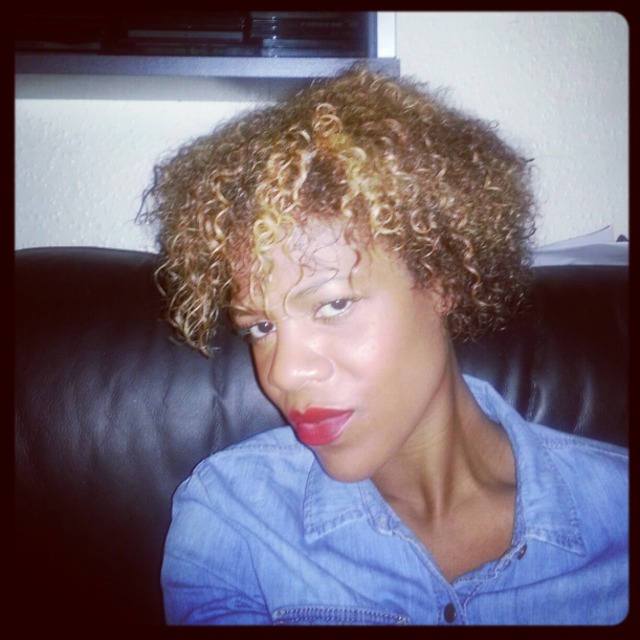 Funky curly afro