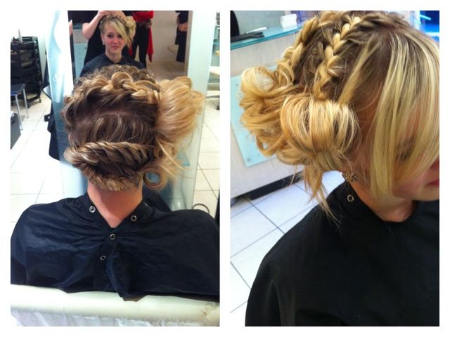 Hair up