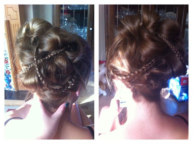 Hair up