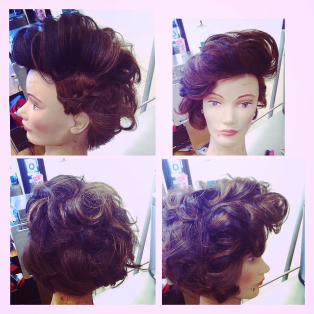 Half-up Curls