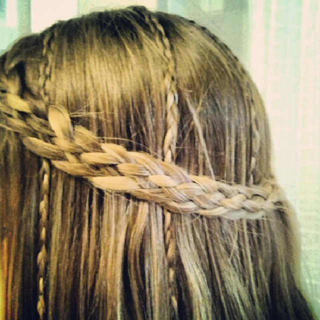 Hippy five strand braid