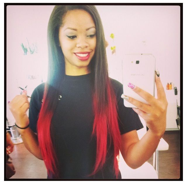 Intense Red Ombré 