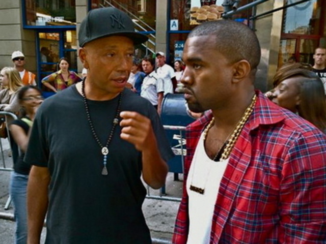 Kanye West Russel Simmons Wall Street Bangstyle