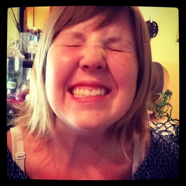 Kirsten's haircut.
