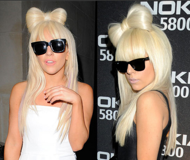 LadyGagaHairBow