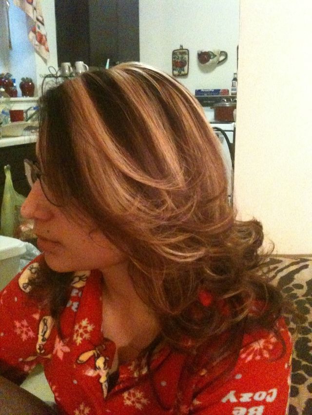 Layered Cut with a Chunky Highlight