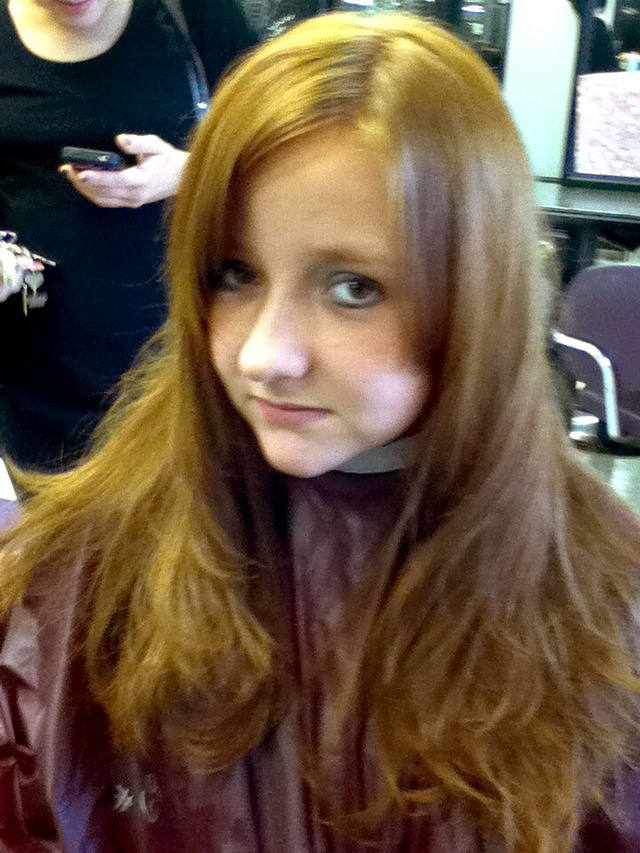 Layered haircut