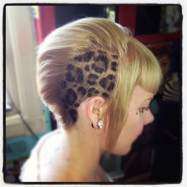 Leopard Dye &amp; Cut