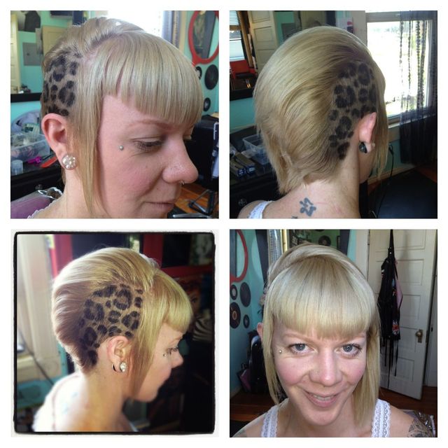 Leopard Dye &amp; Cut