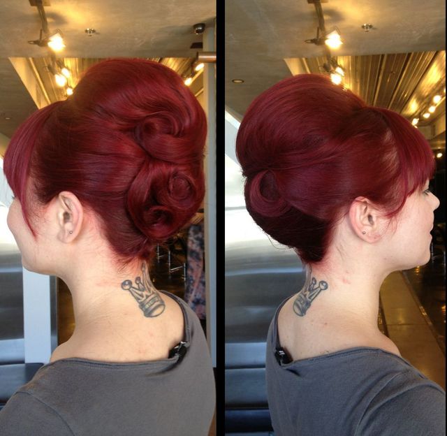 Mad Men 60s up-do