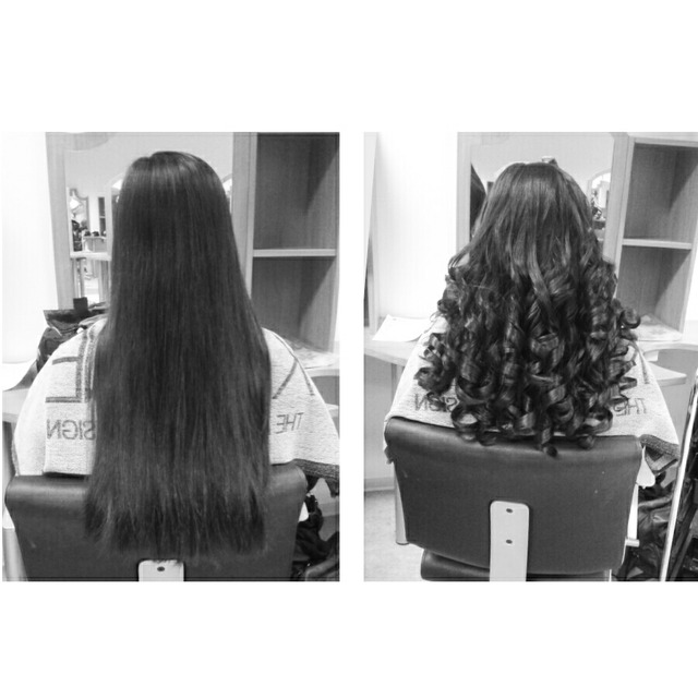 Making curls.