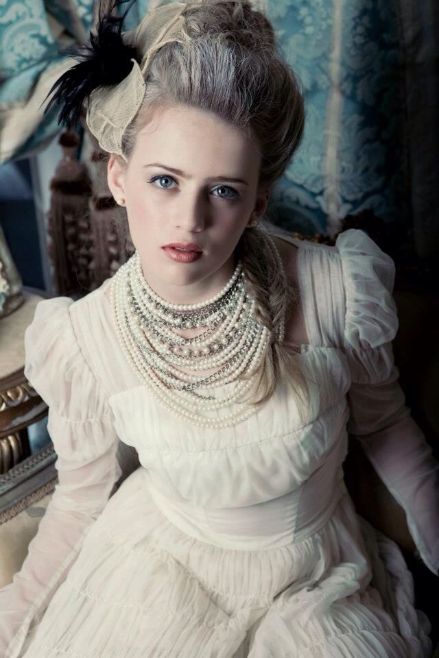 Marie Antoinette inspired shoot. hair and makeup by me. photo by Sarvey Tahmasebi 