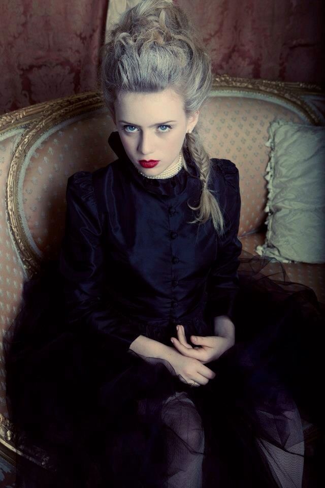 Marie Antoinette shoot. hair and makeup by me. photo Sarvey Tahmasebi 