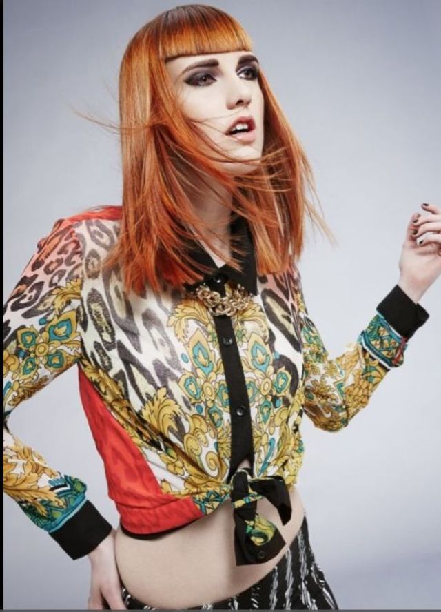 Me modelling for Casey Coleman - Copper Blast