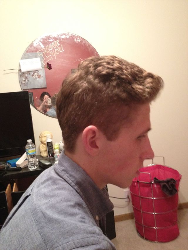 Men's Curly Pomp