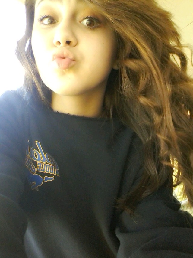 Messy Curls/Straight Hair