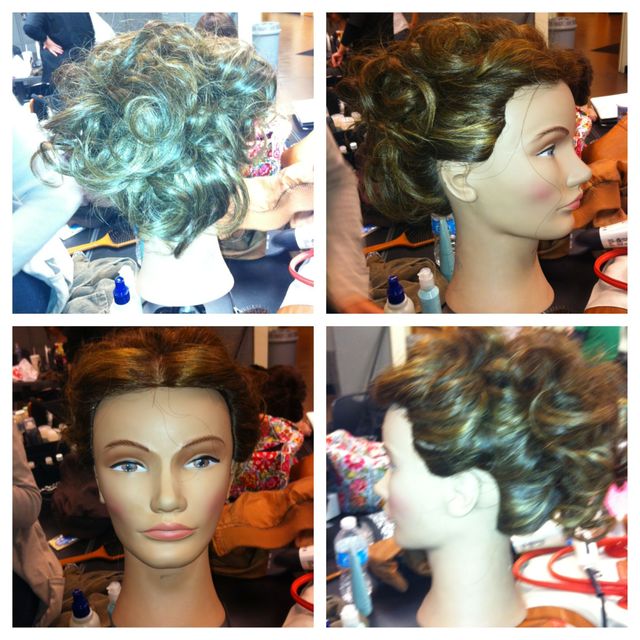 Messy updo
