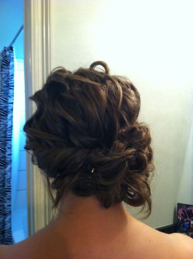 Messy updo