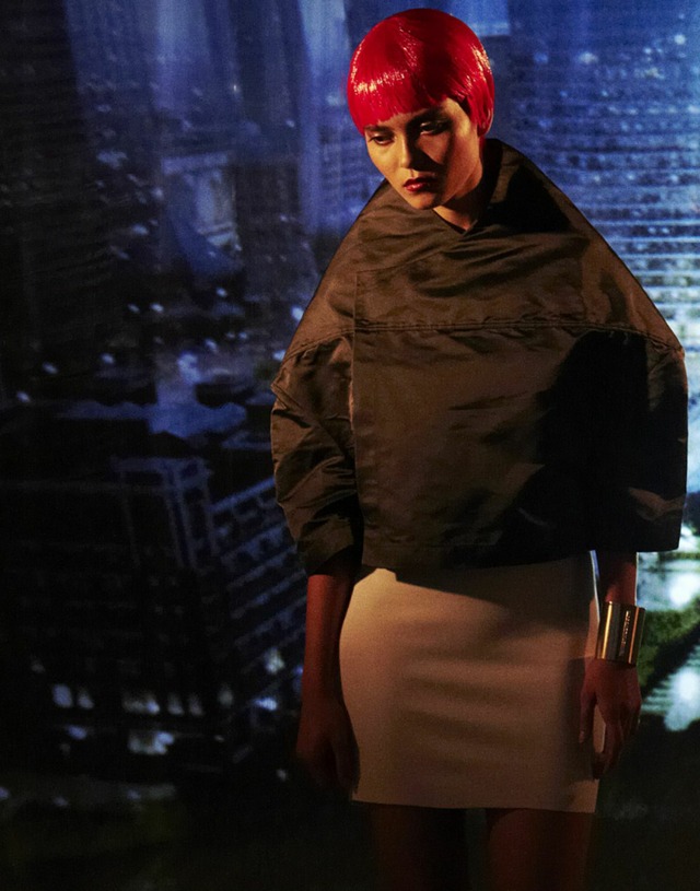 "Metropolis" Living Magazine December 2013 Hair &amp; Makeup: Walter Fuentes, Photo: Wade Livingston
