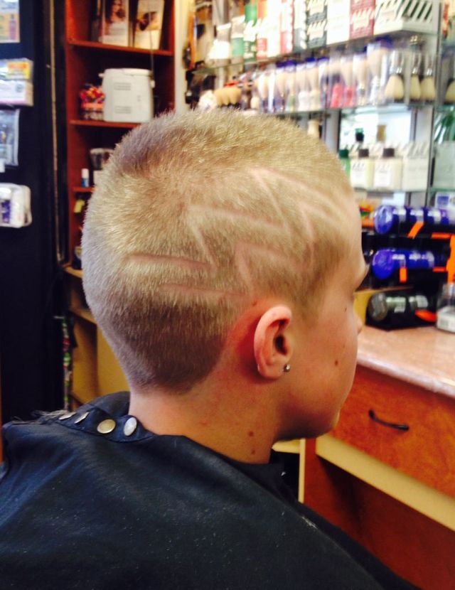 Michael's hair tattoo