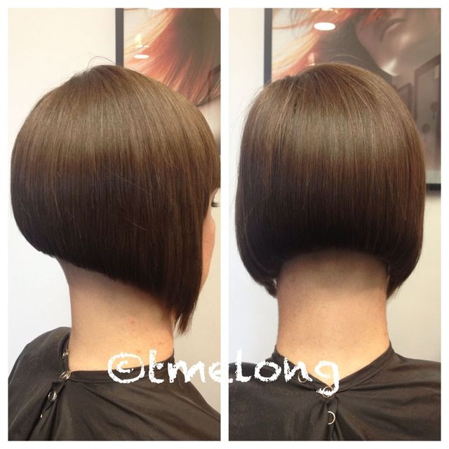 Michelle; extreme undercut with unconventional bob 