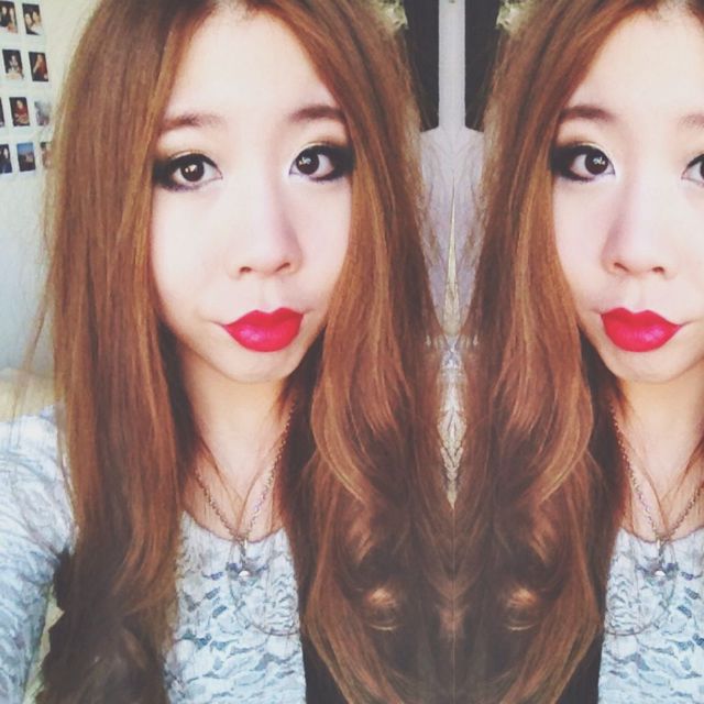 Milk tea brown Liese hair dye