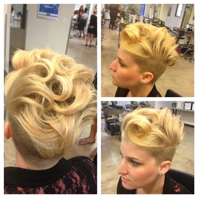 Mohawk curls 