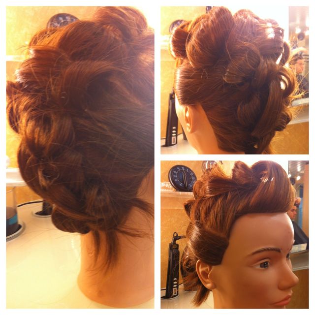 Mohawk updo