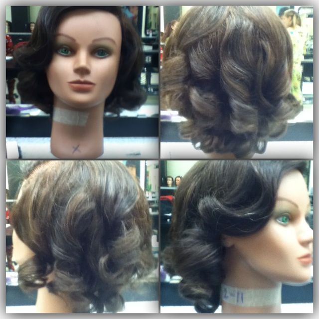 My Pin Curl Creation