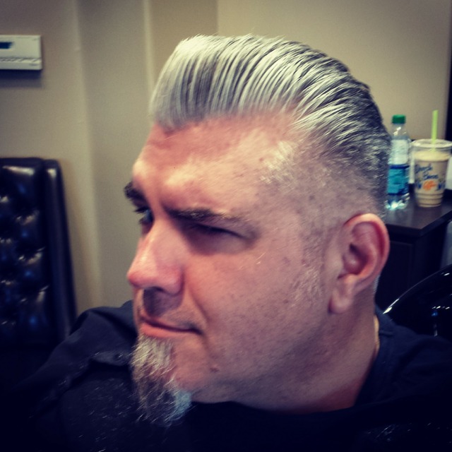 My brother came in for a cut