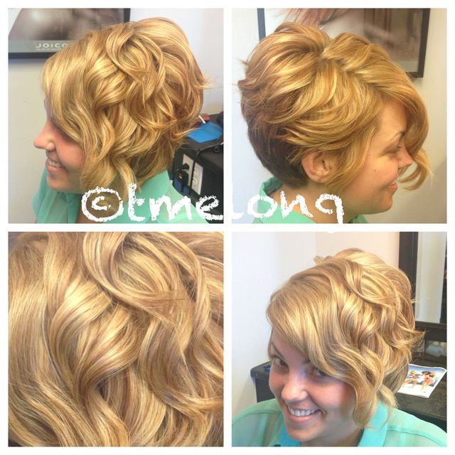 My gorgeous Ellen. Lightening up her copper base for a fun change! 