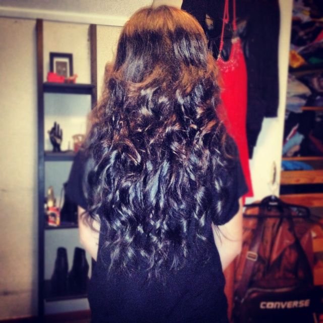 My sisters hair
