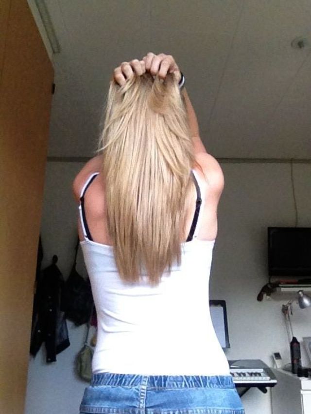 New blond hair