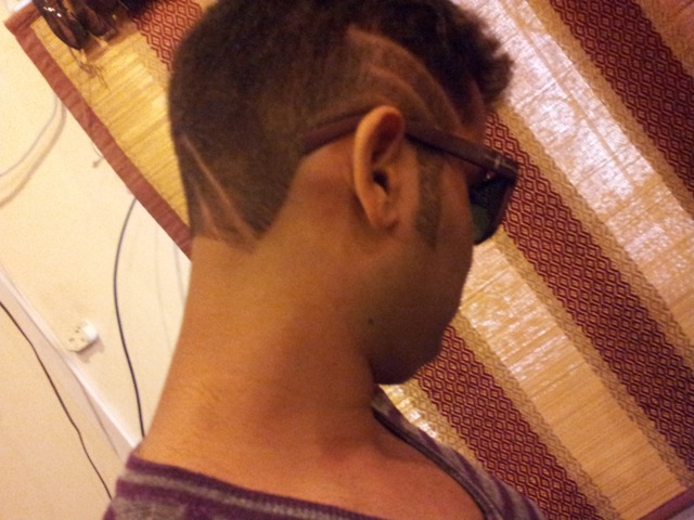 New hairstyle