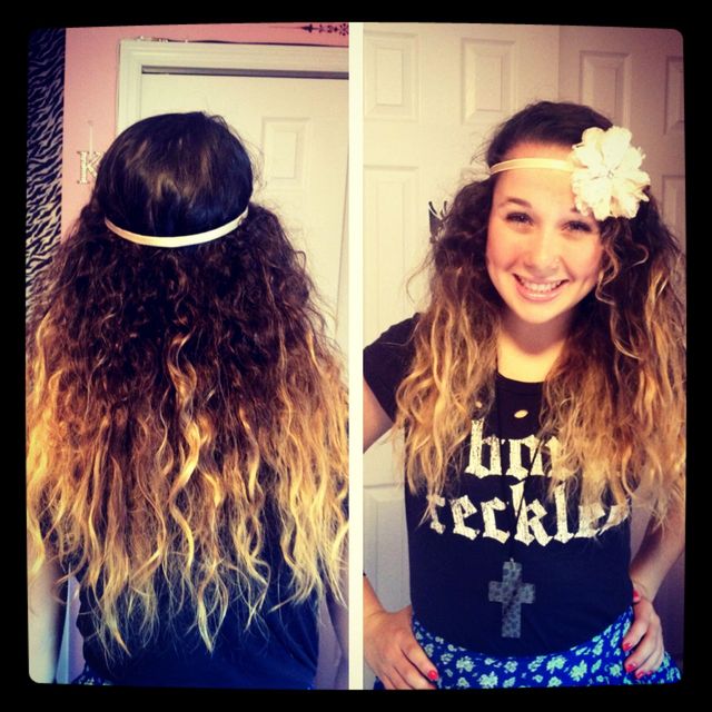 Ombré curls! 