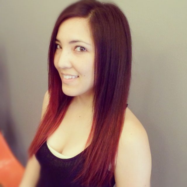 Ombré red...by Chris