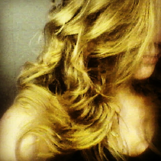 Out of bed curly hair