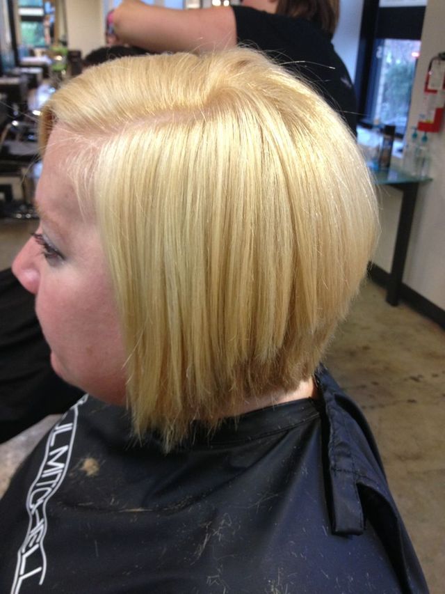 Paul Mitchell blonde &amp; cut