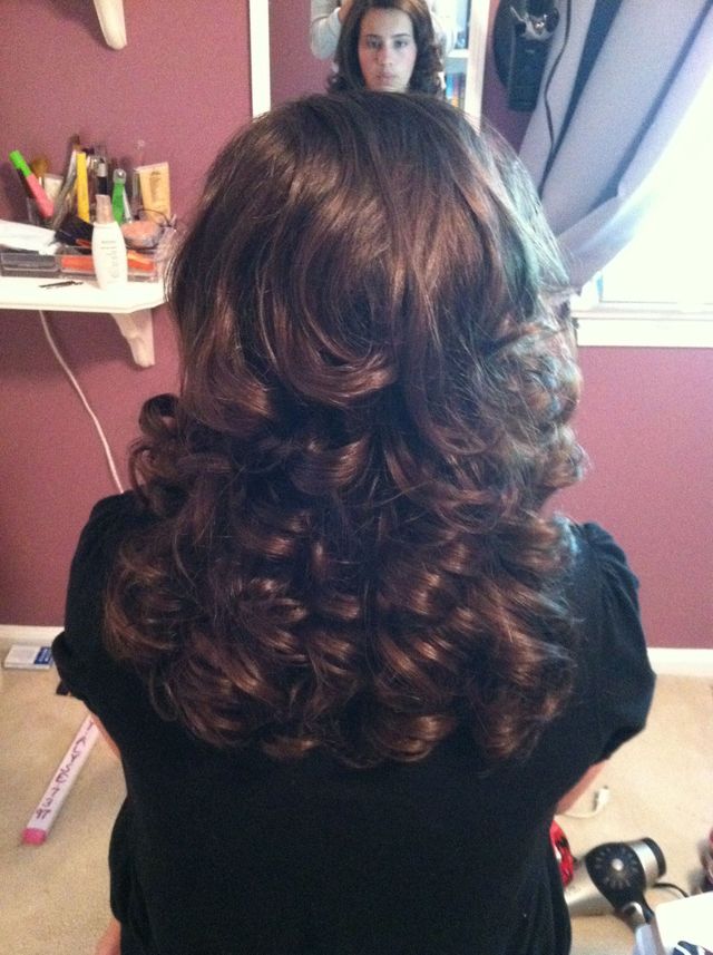 Pin curl set