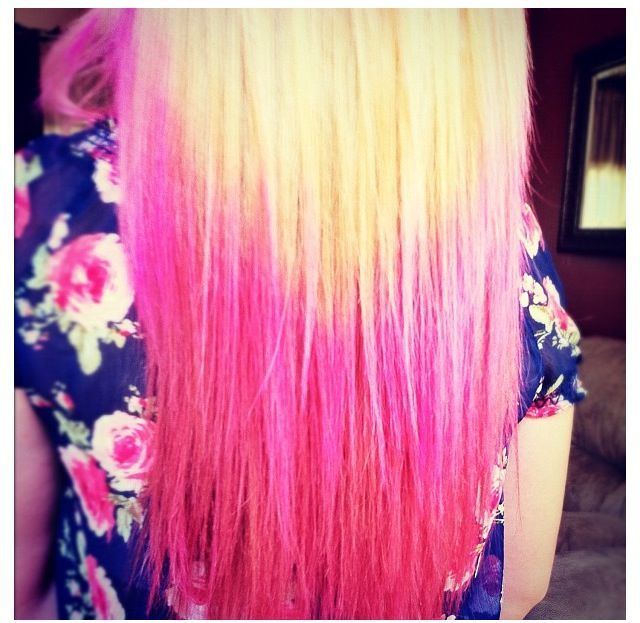 Pink Candy Dipdye