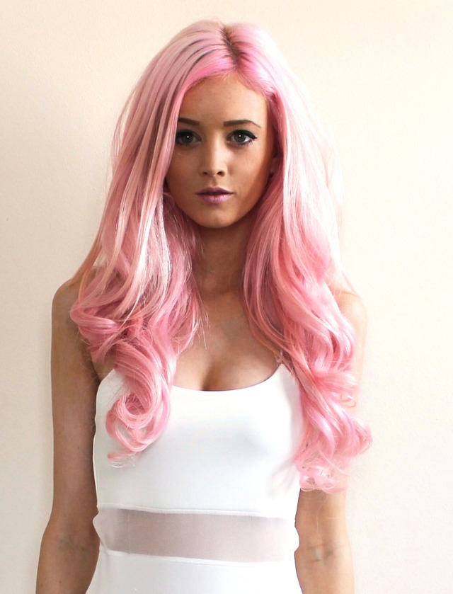 Pink curls