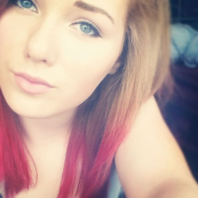 Pink dip dye