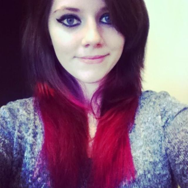Pink dip-dye straight