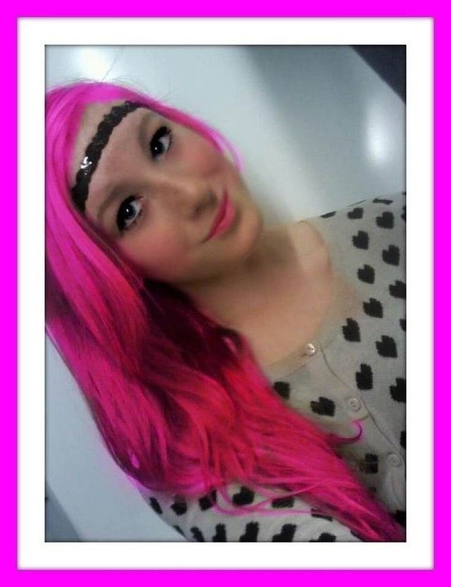 Pink hair