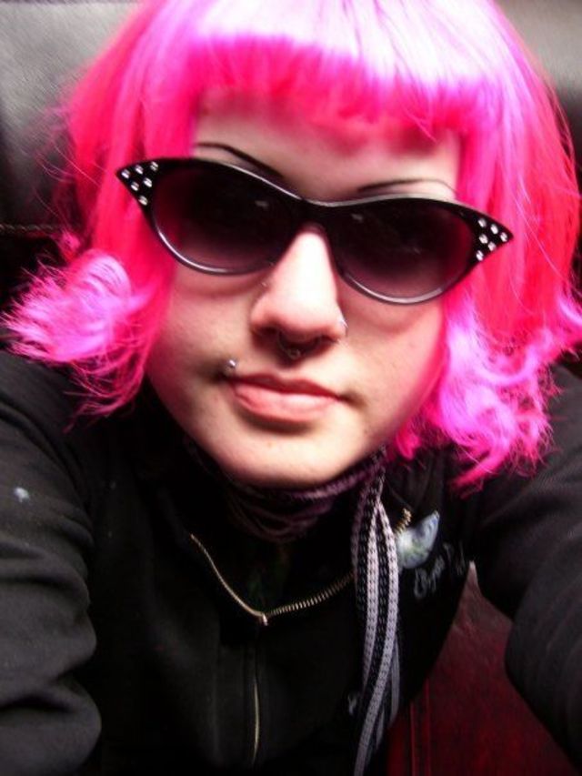 Pink.
