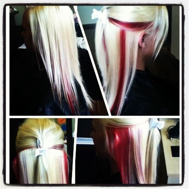 Platinum and Blood Red